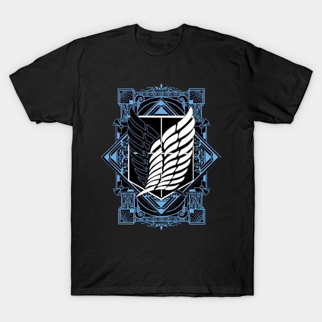 Scouting Legion AOT Anime Fanart T-Shirt by Planet of Tees